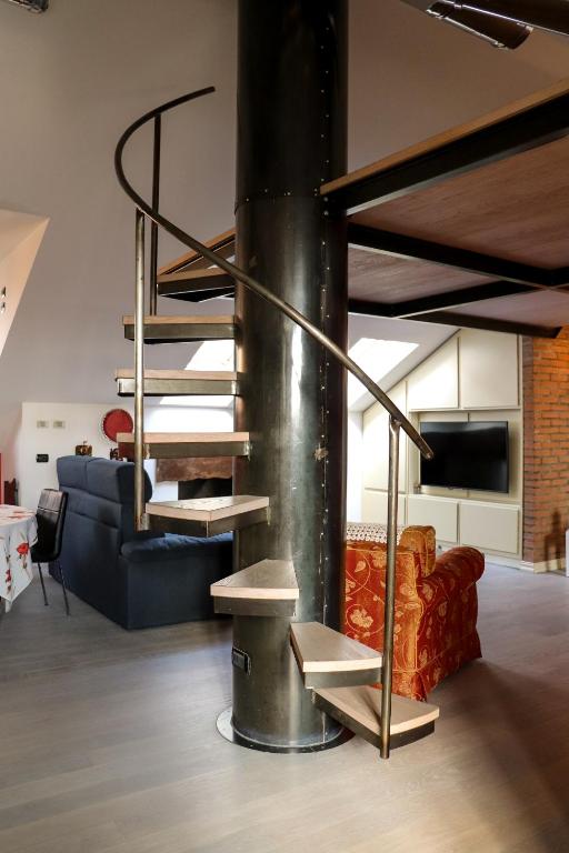 Posezení v ubytování La Corte di Brusuglio Apartments
