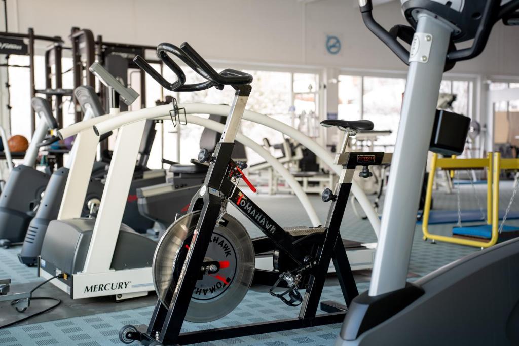 Fitness centrum a/nebo fitness zařízení v ubytování Hotel Bad Ramsach