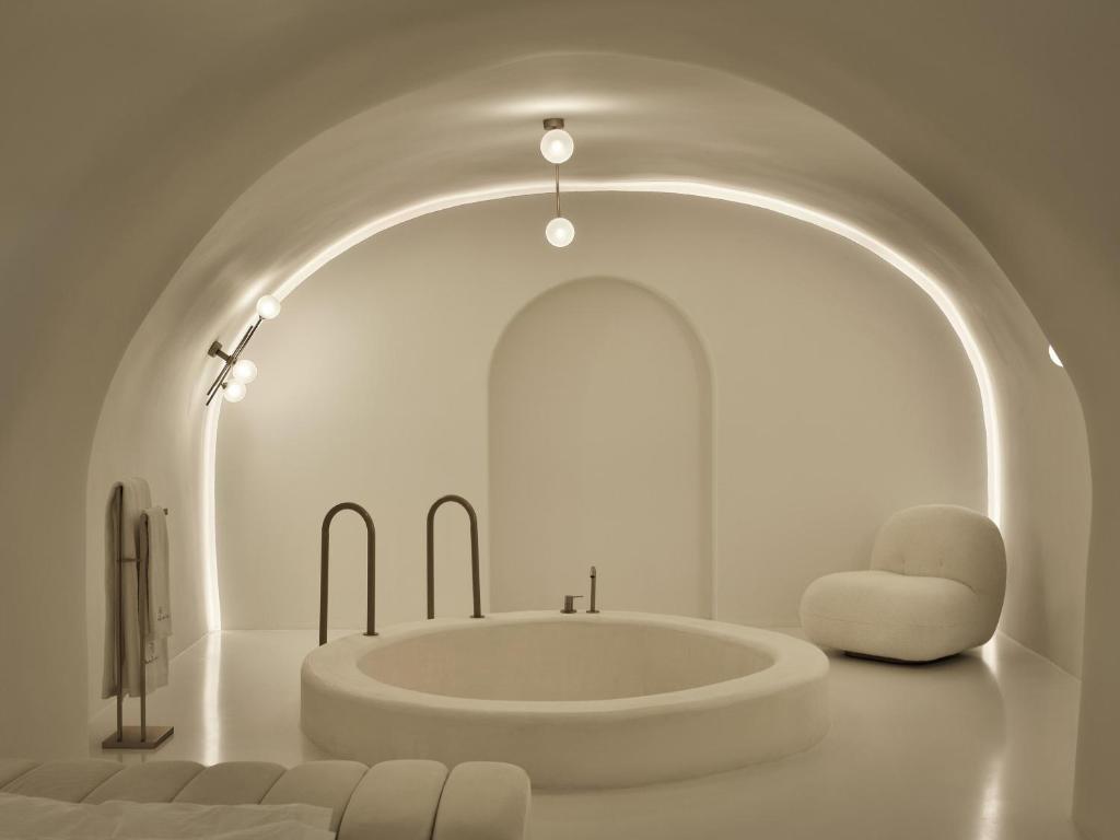 Koupelna v ubytování Andronis Boutique Hotel