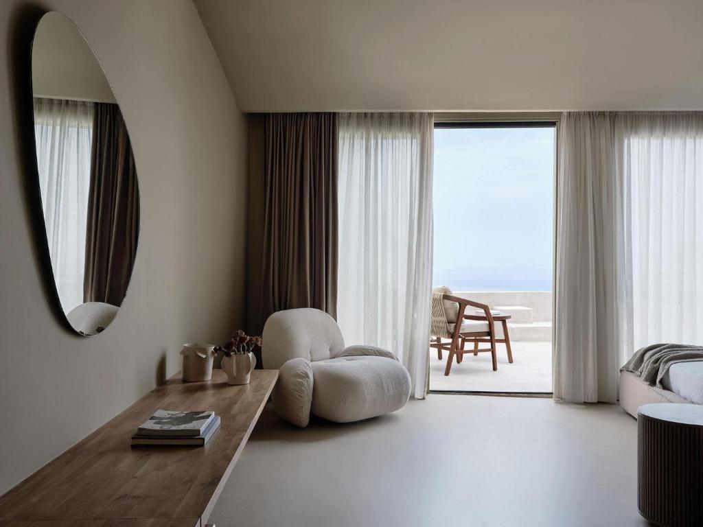 Posezení v ubytování Andronis Concept Wellness Resort