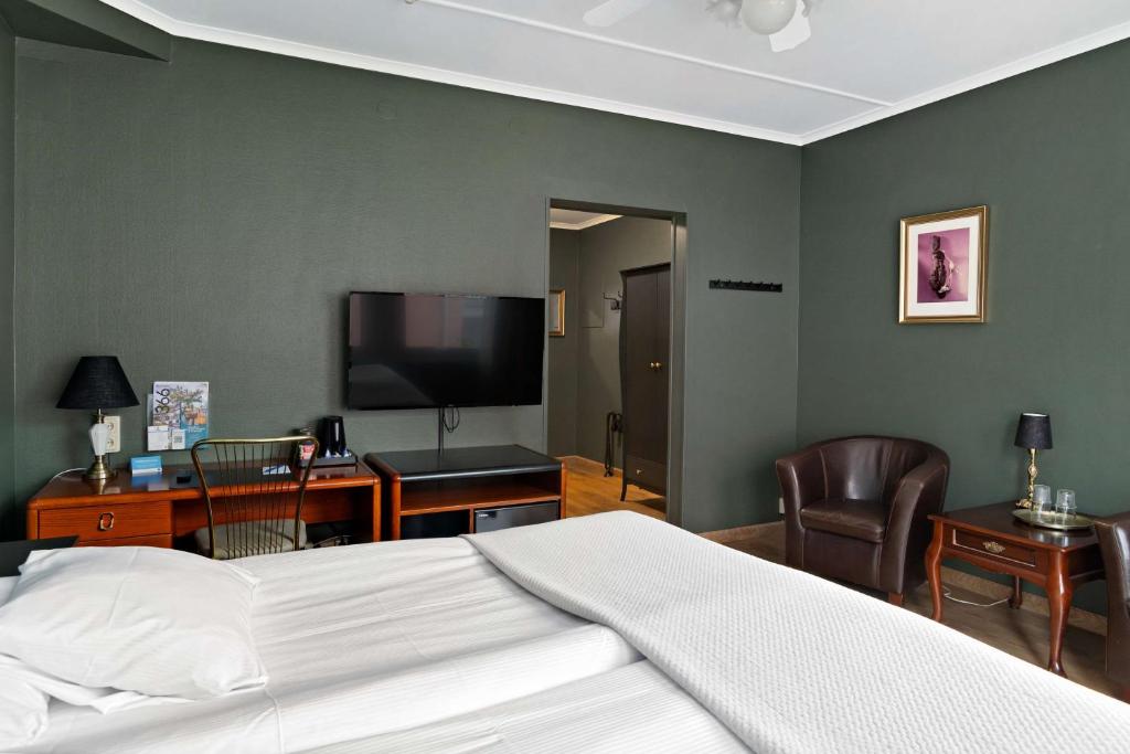 Postel nebo postele na pokoji v ubytování Best Western Centralhotellet