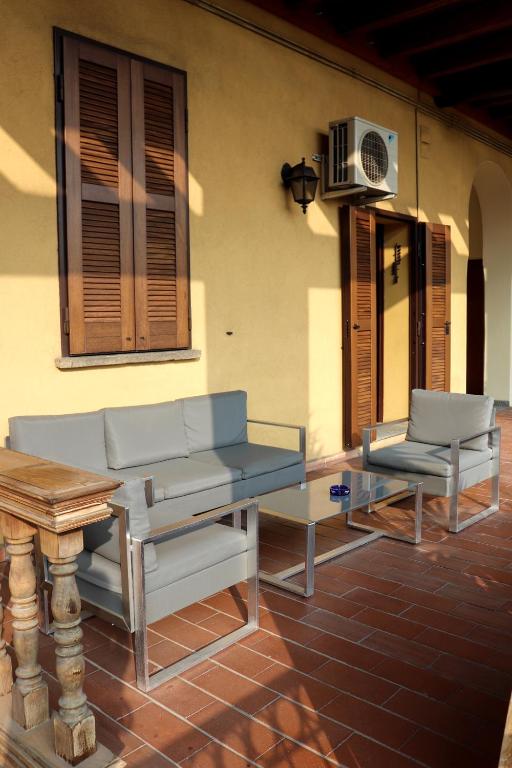Posezení v ubytování La Corte di Brusuglio Apartments