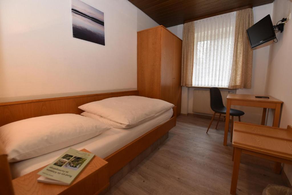 TV a/nebo společenská místnost v ubytování Landgasthof Grüner Baum