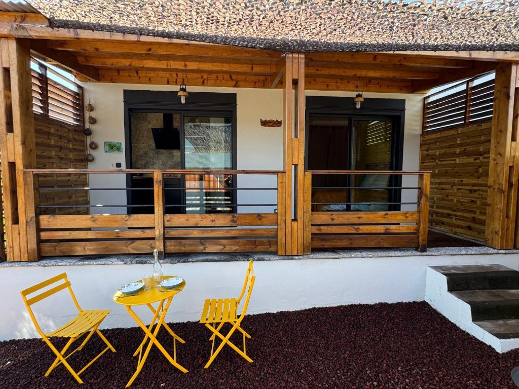 Balkón nebo terasa v ubytování Le studio Léva