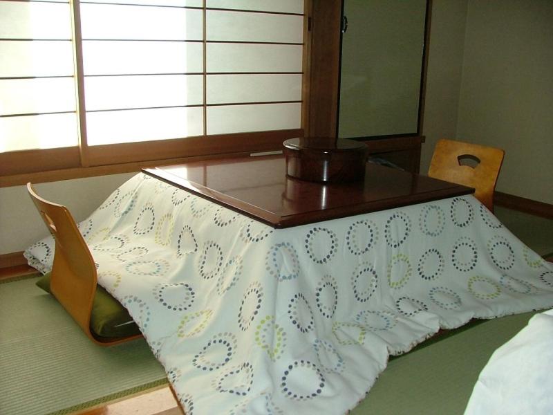 Posezení v ubytování Miyajima Hotel New Kotobuki