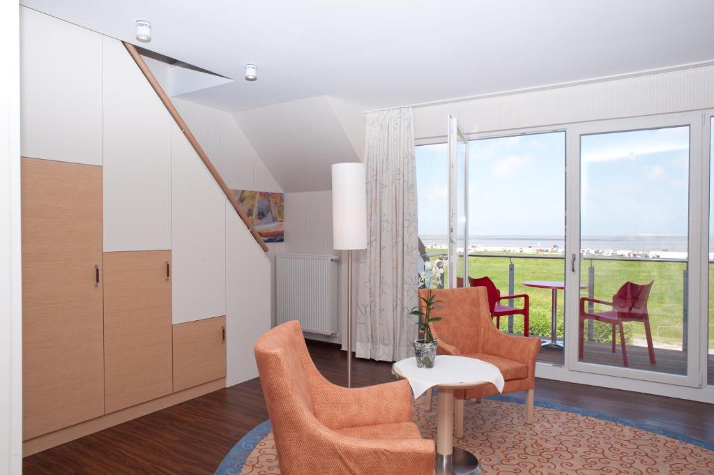 Posezení v ubytování Janssens Hotel