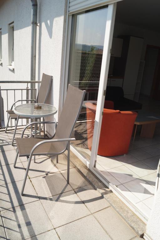 Balkón nebo terasa v ubytování Mosel Ferienresidenz ZickZack