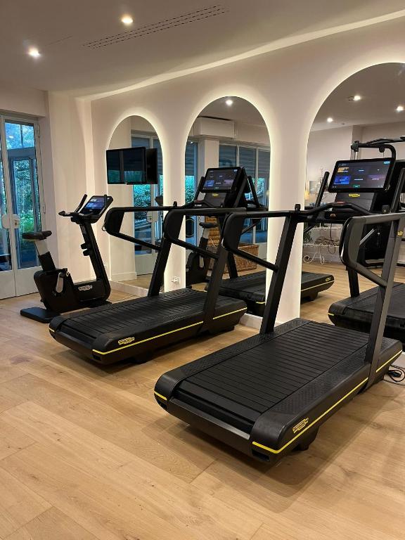 Fitness centrum a/nebo fitness zařízení v ubytování Il Salviatino Firenze