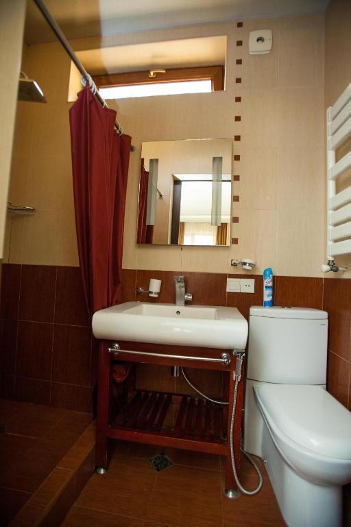 Koupelna v ubytování Hotel 4You