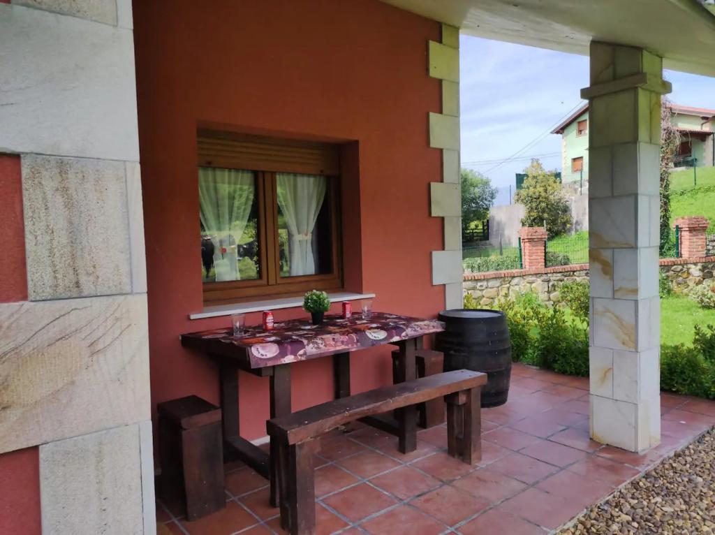Patio nebo venkovní prostory v ubytování Casa Rural La Churla en Mazcuerras