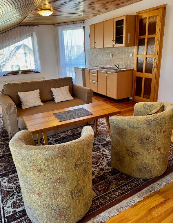 Zona d'estar a Villa Menhardi