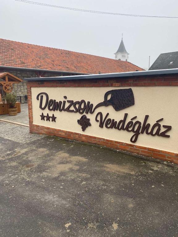 Demizson Vendégház tanúsítványa, márkajelzése vagy díja