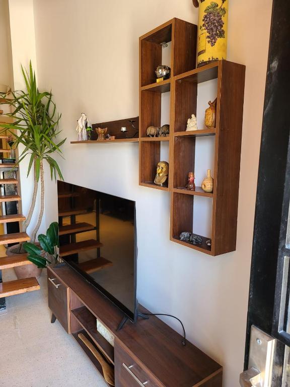 Posezení v ubytování Loft Apartment Jabal Amman B