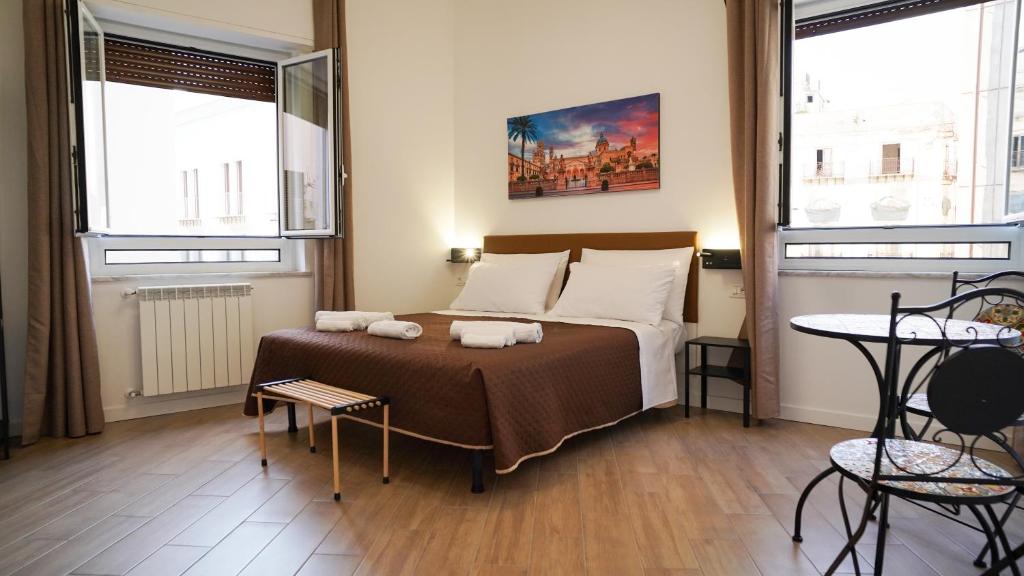 Posezení v ubytování Bieddu Suites