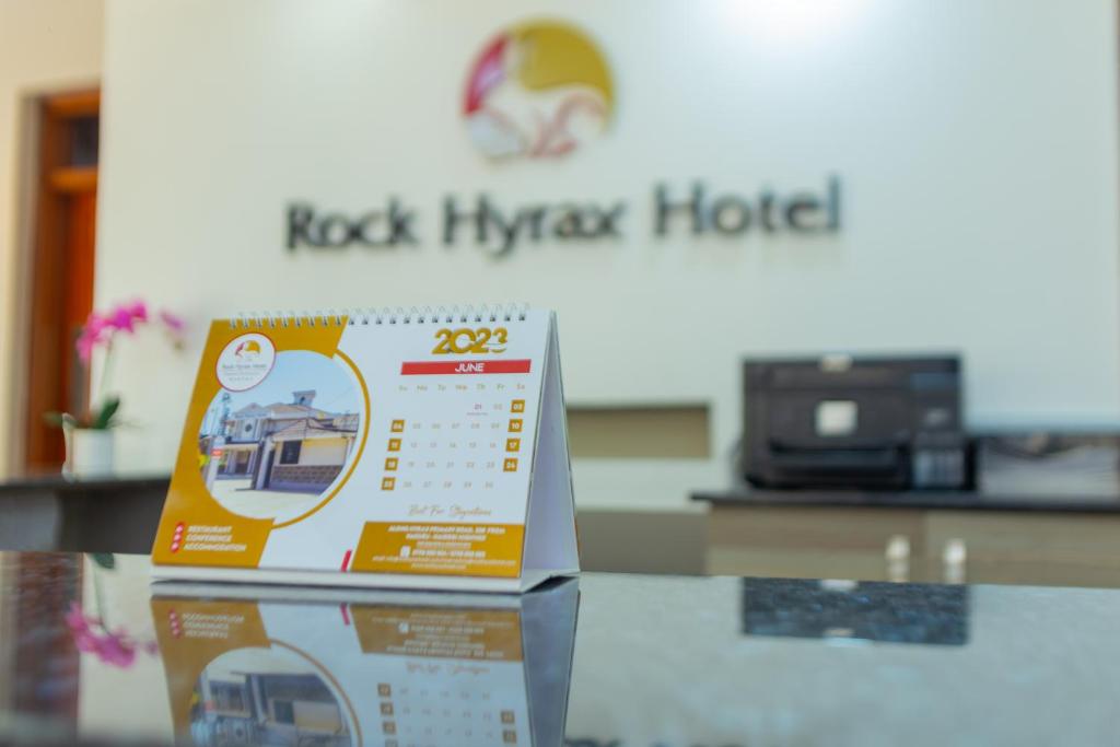 Certifikát, hodnocení, plakát nebo jiný dokument vystavený v ubytování Rock Hyrax Hotel