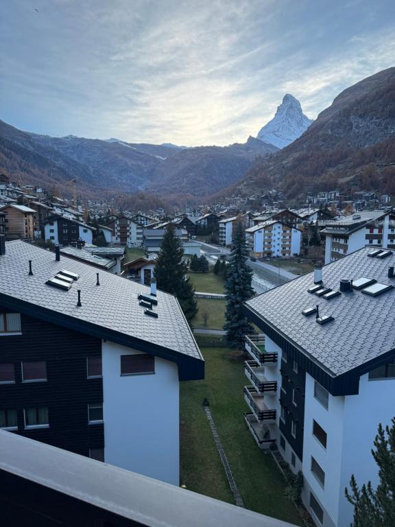 Nespecifikovaný výhled na hory nebo výhled na hory při pohledu z apartmánu