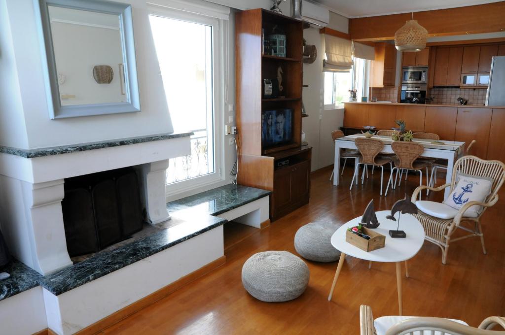 Kuchyň nebo kuchyňský kout v ubytování Amazing condo by the beach