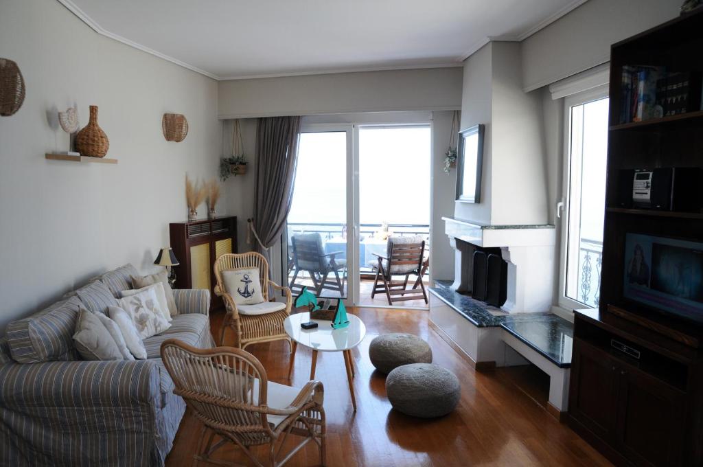 Posezení v ubytování Amazing condo by the beach