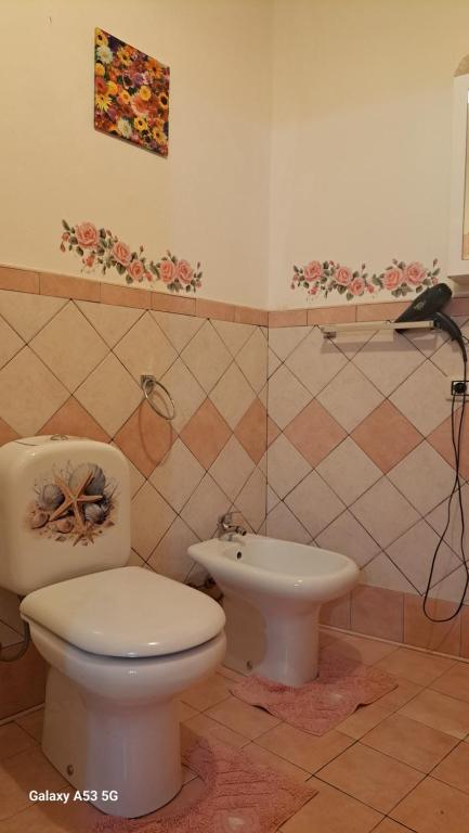 Łazienka w obiekcie Casa Holiday Sea Etna Di Enza