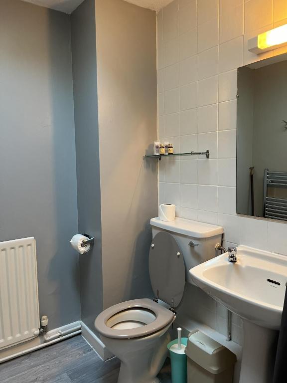 Koupelna v ubytování Le Chene Hotel