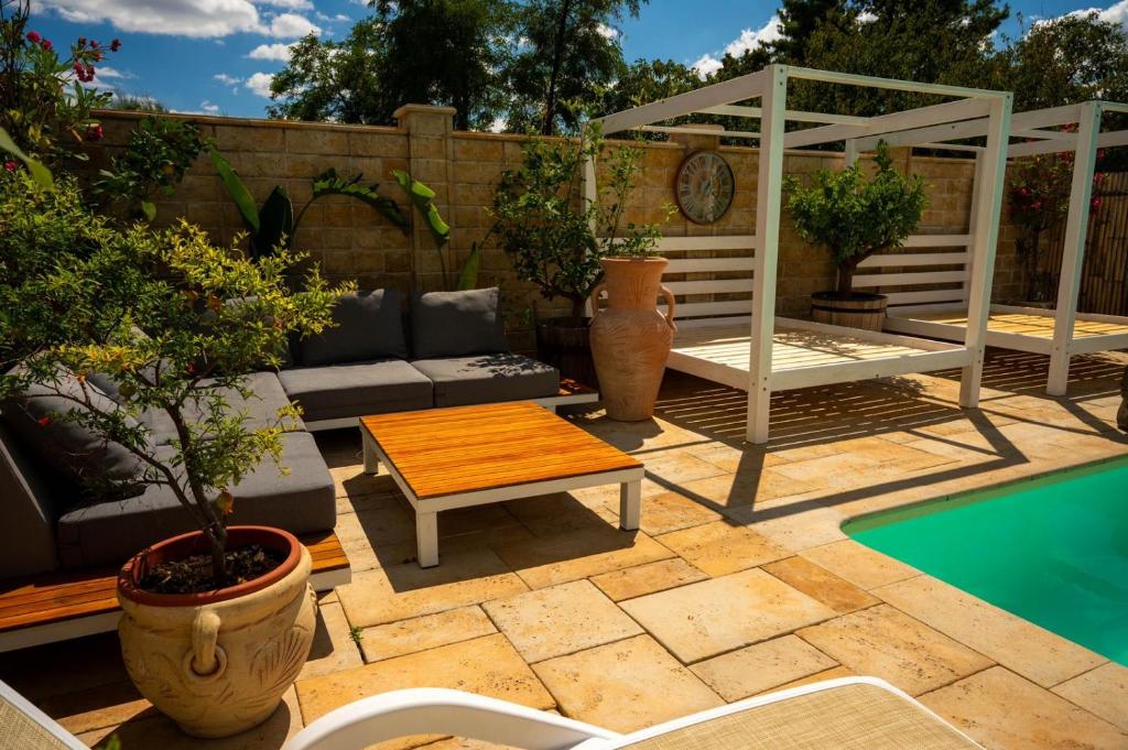 A patio or other outdoor area at Ron De Mar - ES TRENC