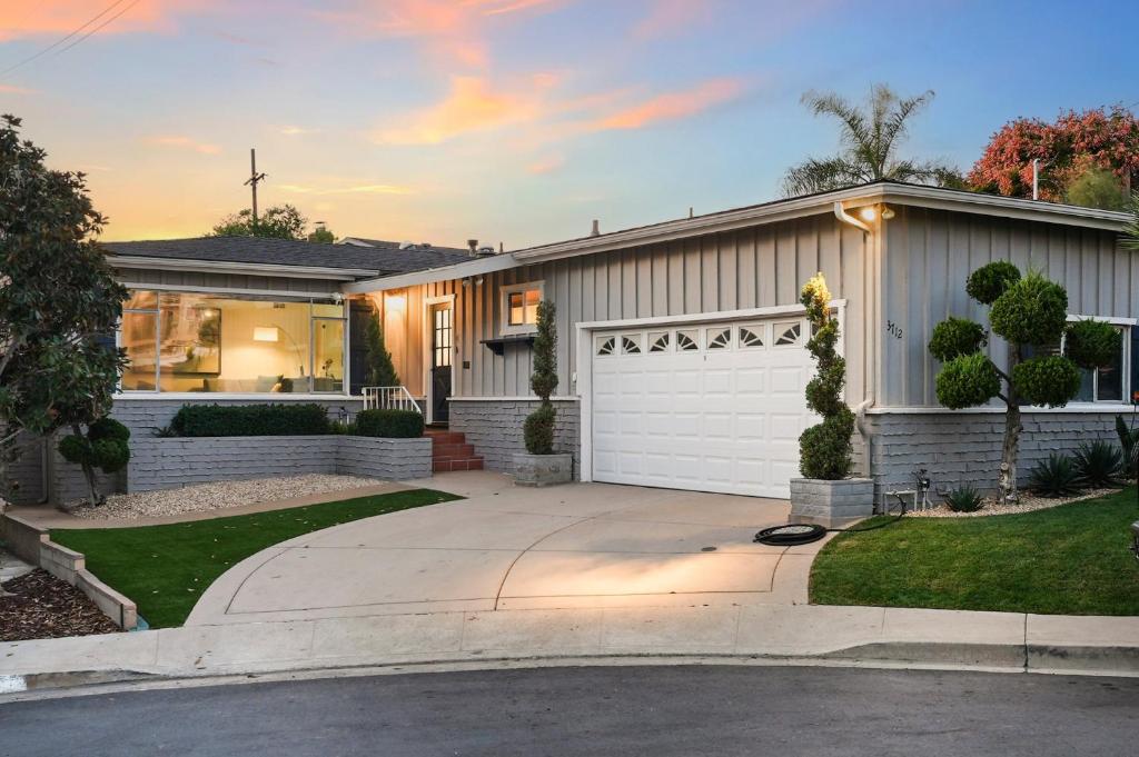 Bygningen som feriehuset ligger i