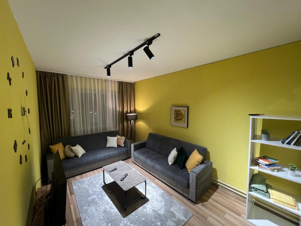 Posezení v ubytování Adi's apartmant