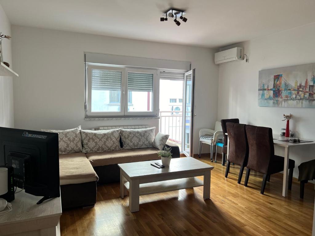 Χώρος καθιστικού στο Apartment Leonis