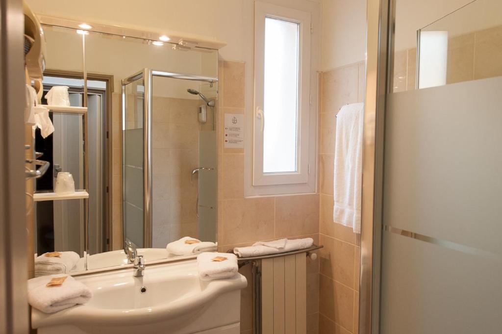 Koupelna v ubytování Hotel Sainte Anne - Apt