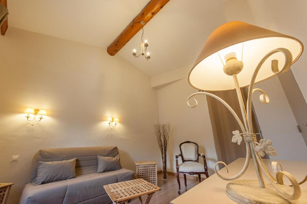 Posezení v ubytování Hotel Sainte Anne - Apt