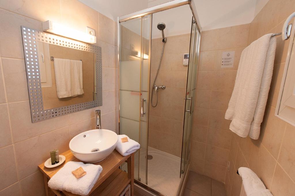 Koupelna v ubytování Hotel Sainte Anne - Apt