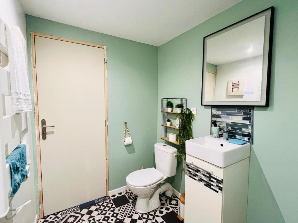 Koupelna v ubytování Studio chic avec parking