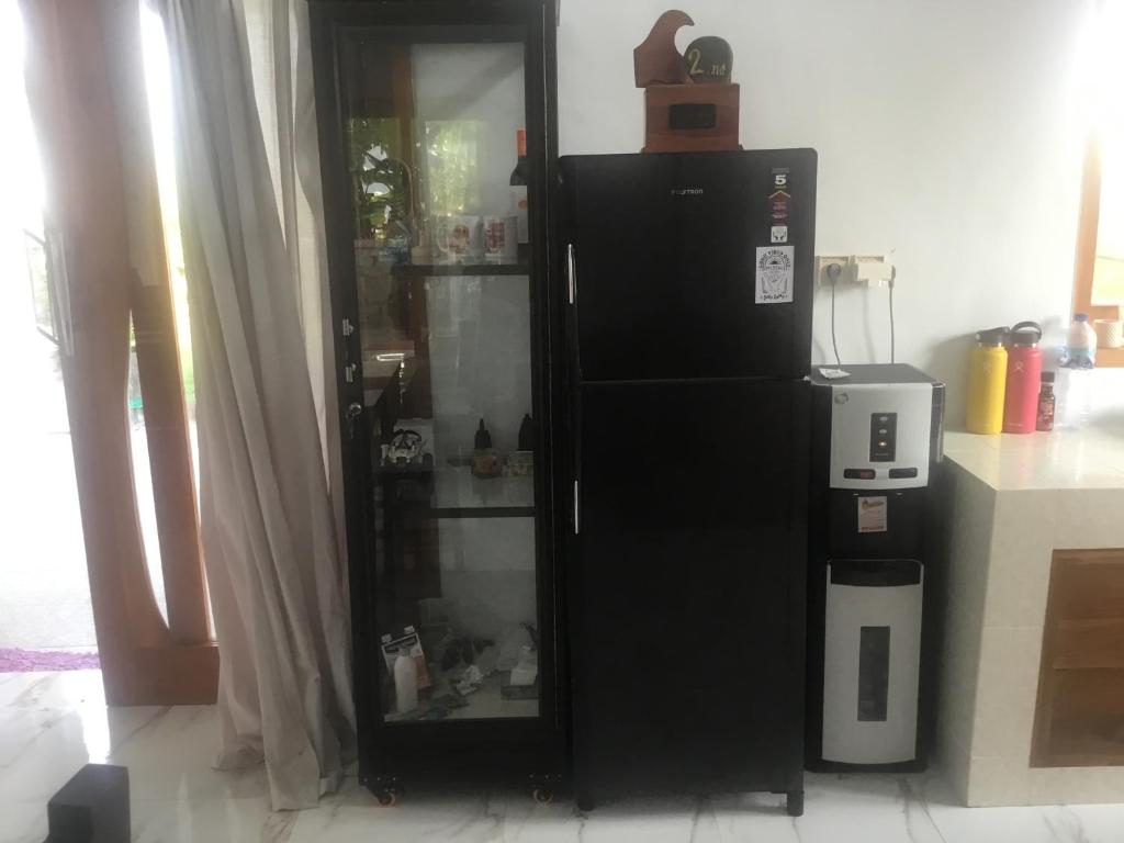 Kuchyň nebo kuchyňský kout v ubytování Geyu House