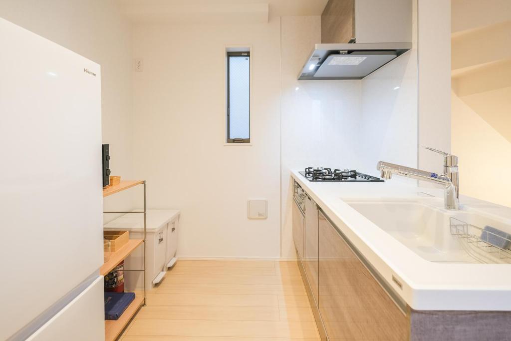 Kuchyň nebo kuchyňský kout v ubytování SOMO-Villa