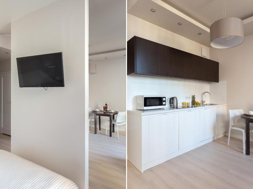 Kuchyňa alebo kuchynka v ubytovaní Chopin Apartments - City