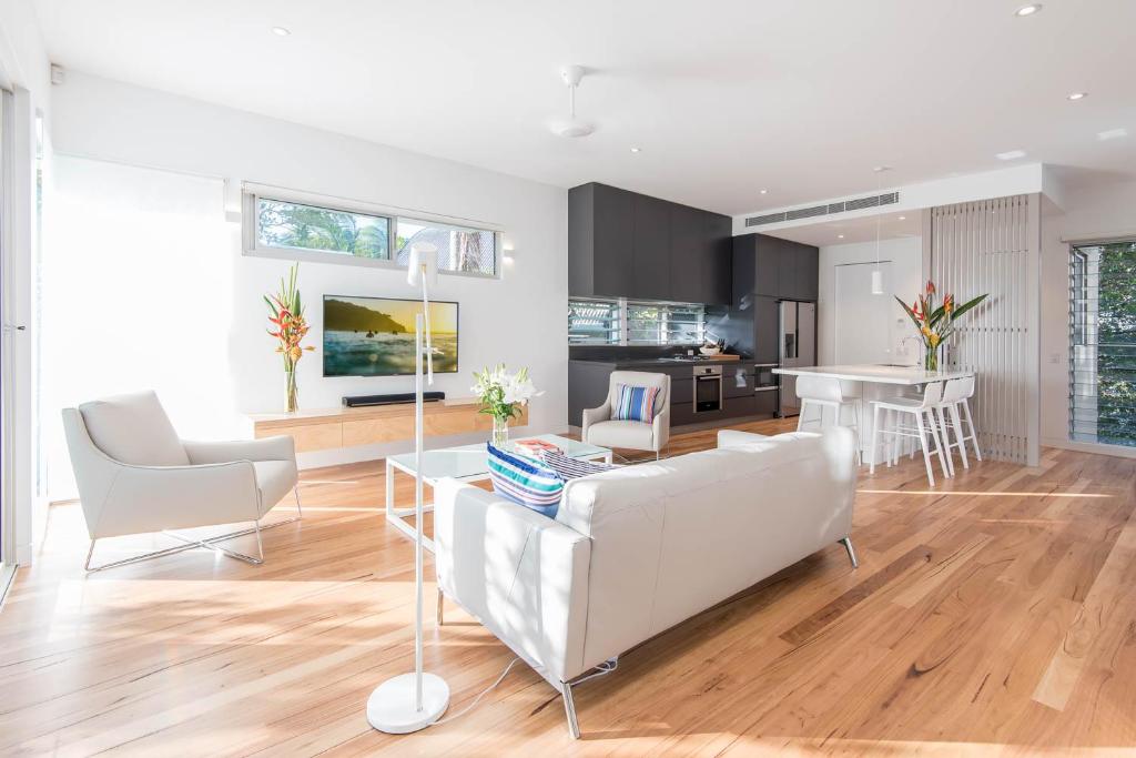Posezení v ubytování Hastings Villas