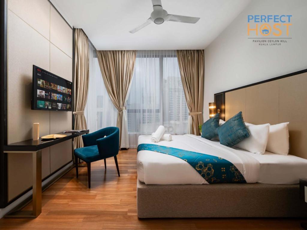 Pavilion Ceylon Hill Suites, Bukit Bintang by Perfect Host - Suite Exécutive De 2 Chambres