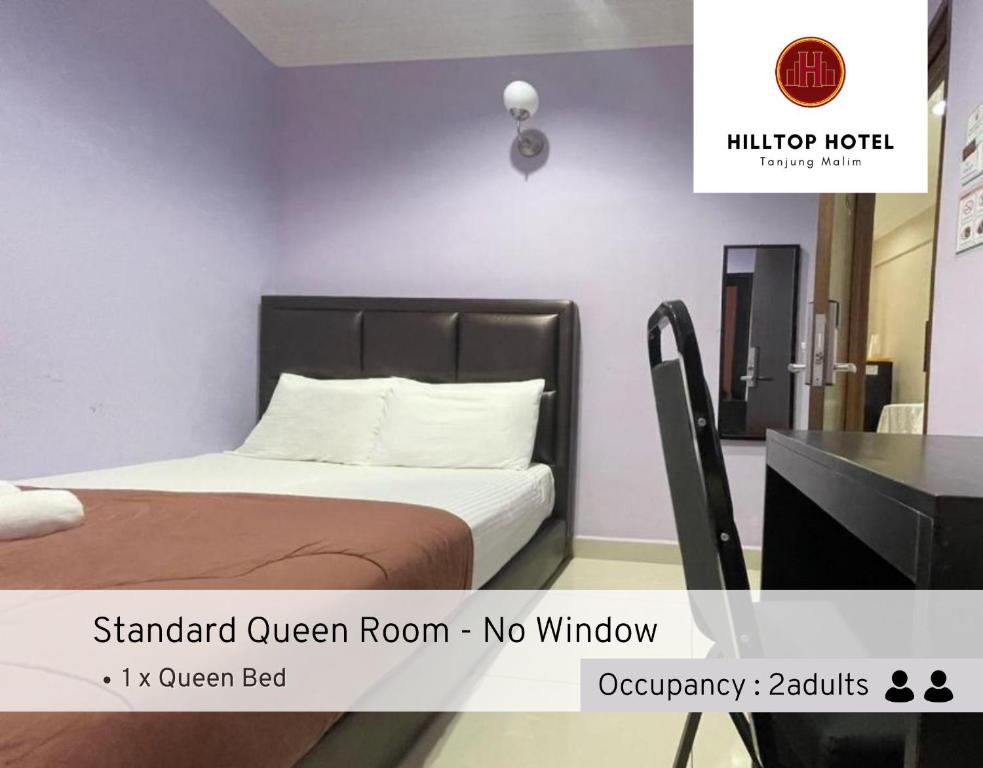 Hilltop Hotel Tanjung Malim - Standaard Koningin - Geen Venster