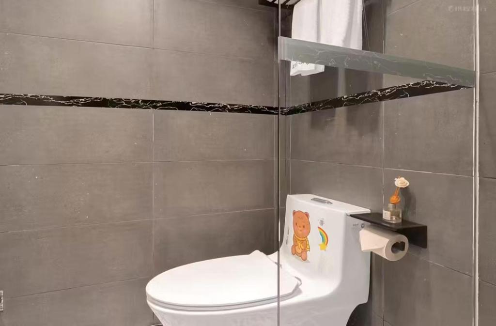 Koupelna v ubytování Xiamen Mingshu Shanqiu Homestay