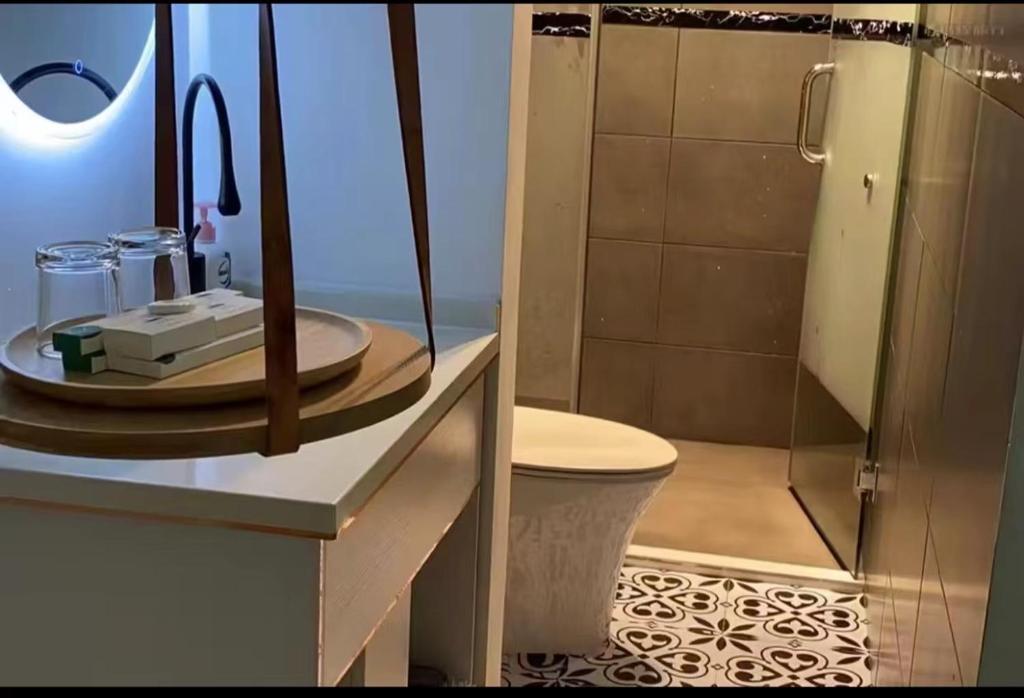 Koupelna v ubytování Xiamen Mingshu Shanqiu Homestay