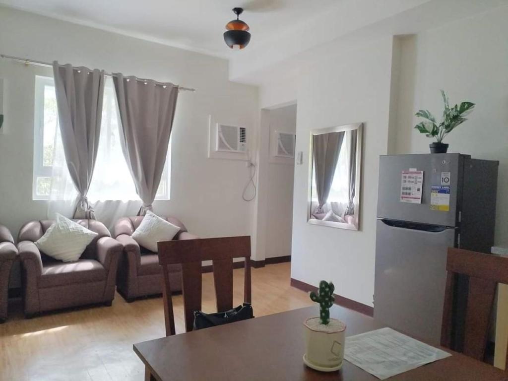 Kuchyň nebo kuchyňský kout v ubytování Mesaverte Residences Condominium