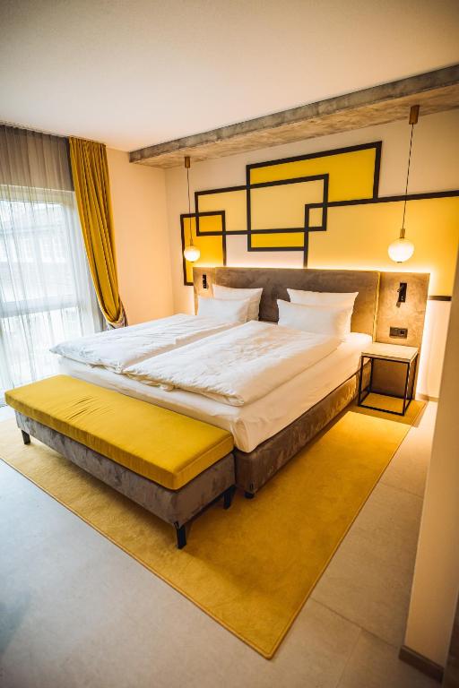 Postel nebo postele na pokoji v ubytování Hotel Ederstrand