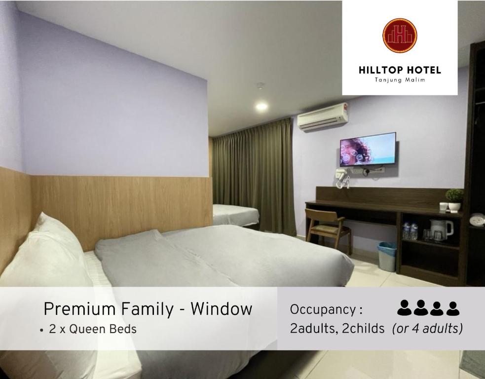 Hilltop Hotel Tanjung Malim - Premium Family - Raam