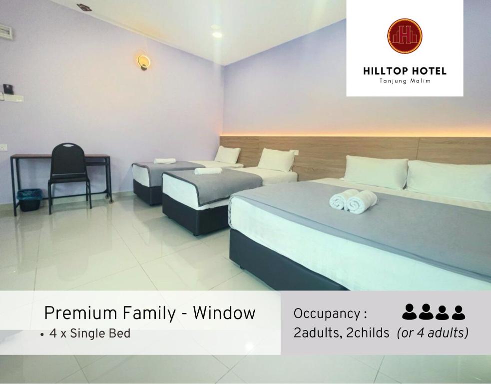 Hilltop Hotel Tanjung Malim - Premium Family Suite - Raam
