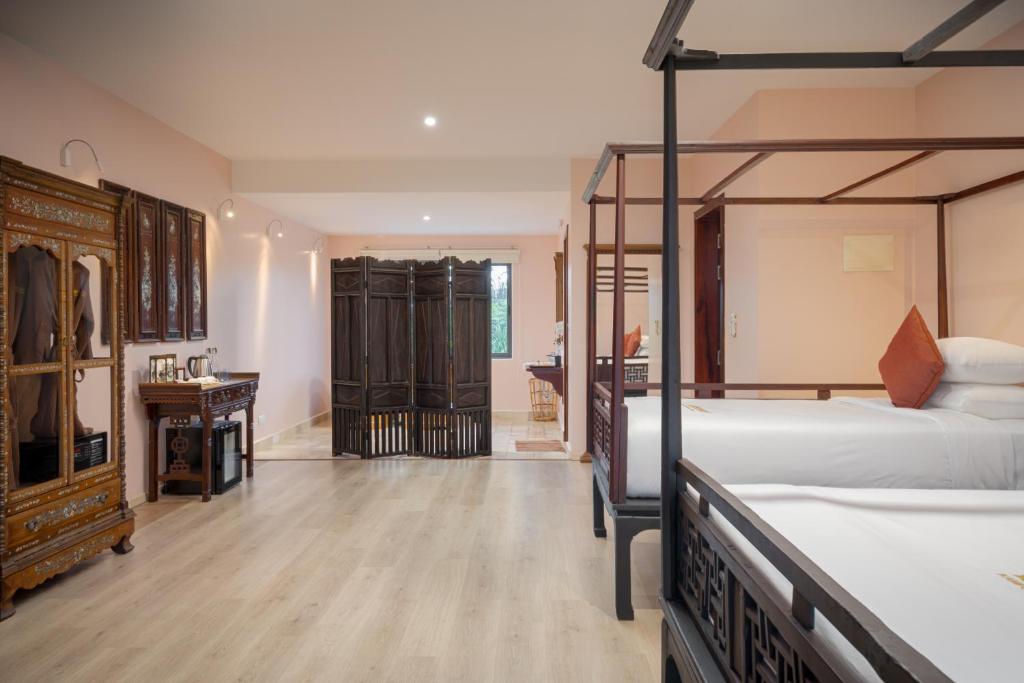 Komsan Kampot Resort - Chinesische Executive Suite Mit Zwei Einzelbetten