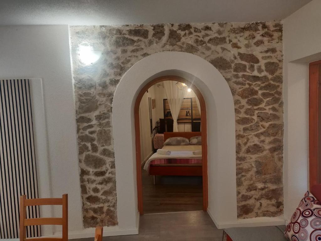 Postel nebo postele na pokoji v ubytování Apartment Milin by the sea-Zadar-Diklo