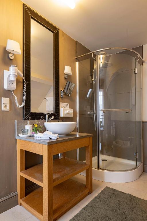 Koupelna v ubytování B&B Bertem Natuur