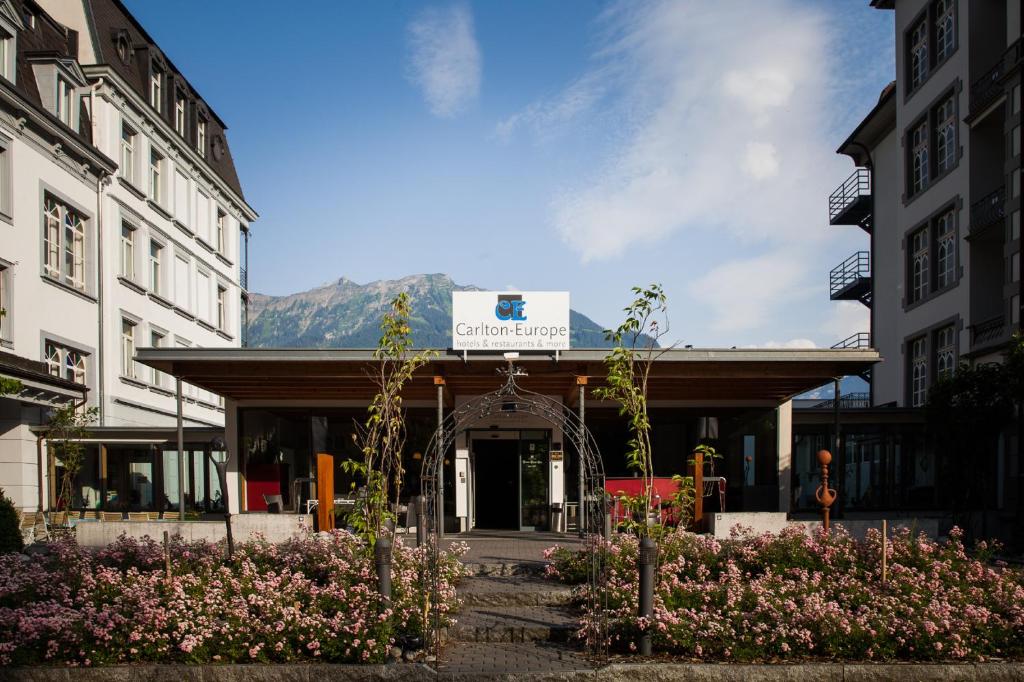 Nespecifikovaný výhled na hory nebo výhled na hory při pohledu z hotelu