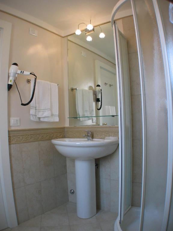 Koupelna v ubytování B&B a le Boteghe