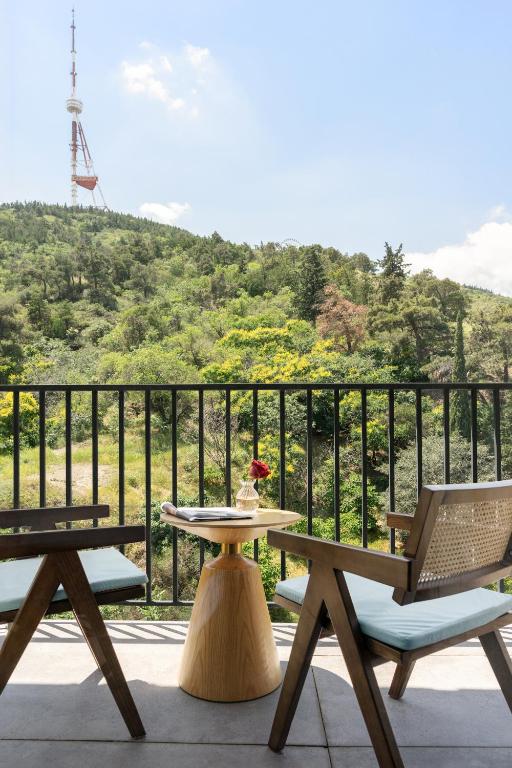 Balkón nebo terasa v ubytování Castor & Pollux Hotel